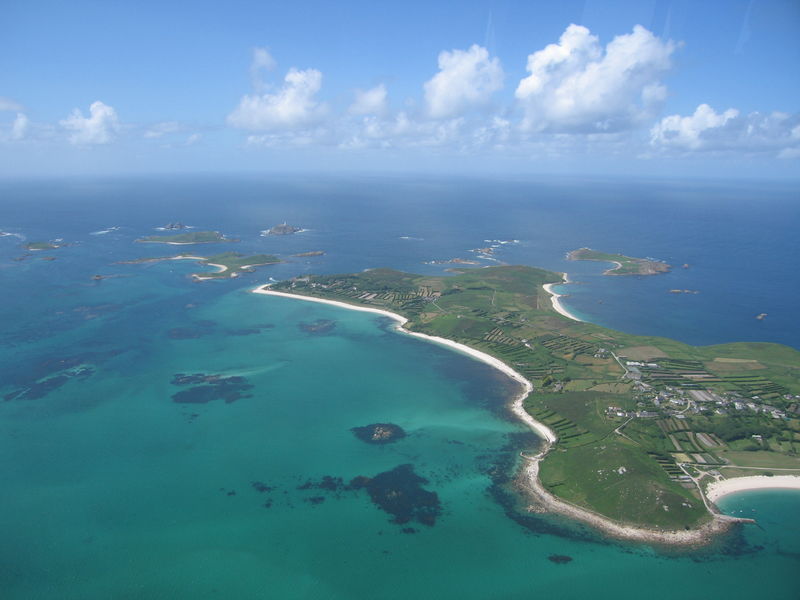St. Martin's from the air